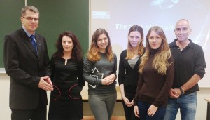 Lecturer of Wroclaw University of Economics – dr. Piotr Rogala – has lectured at Vilnius University